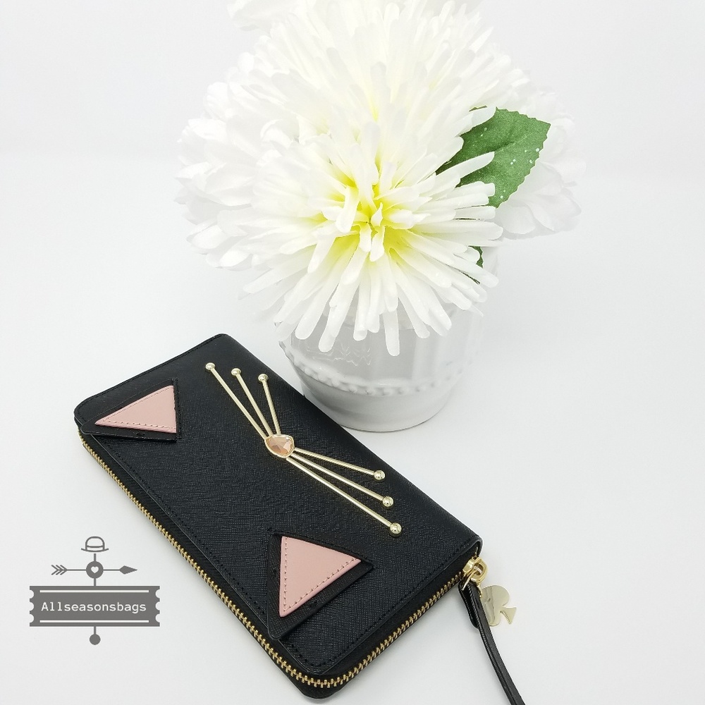 Kate spade cat wallet jazz things up black - Picture 8 of 8